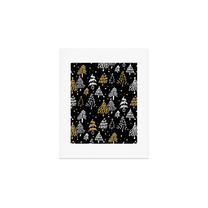 Christmas Tree Pattern Art Print Gallery Image 1