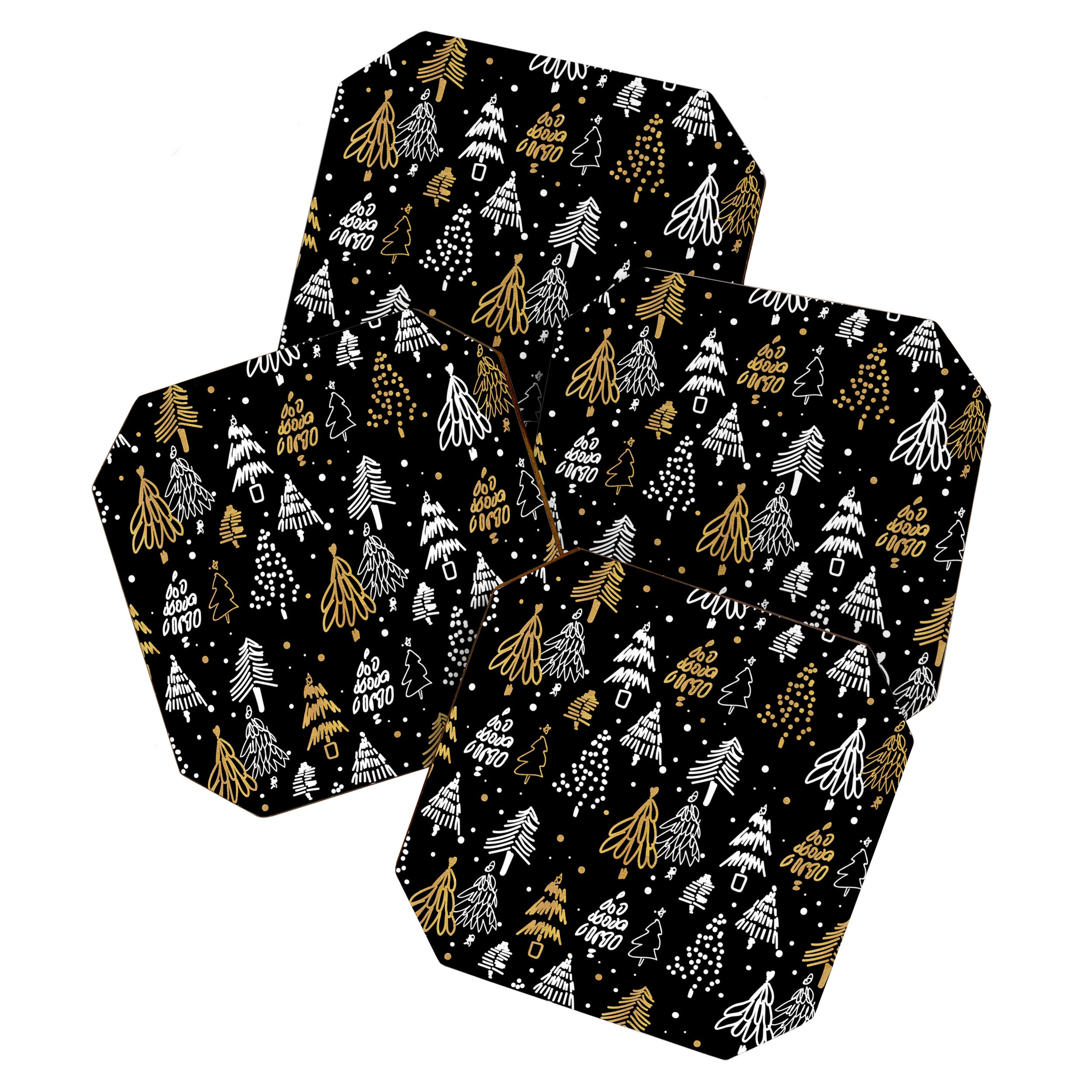 Christmas Tree Pattern Coaster Gallery Image 1