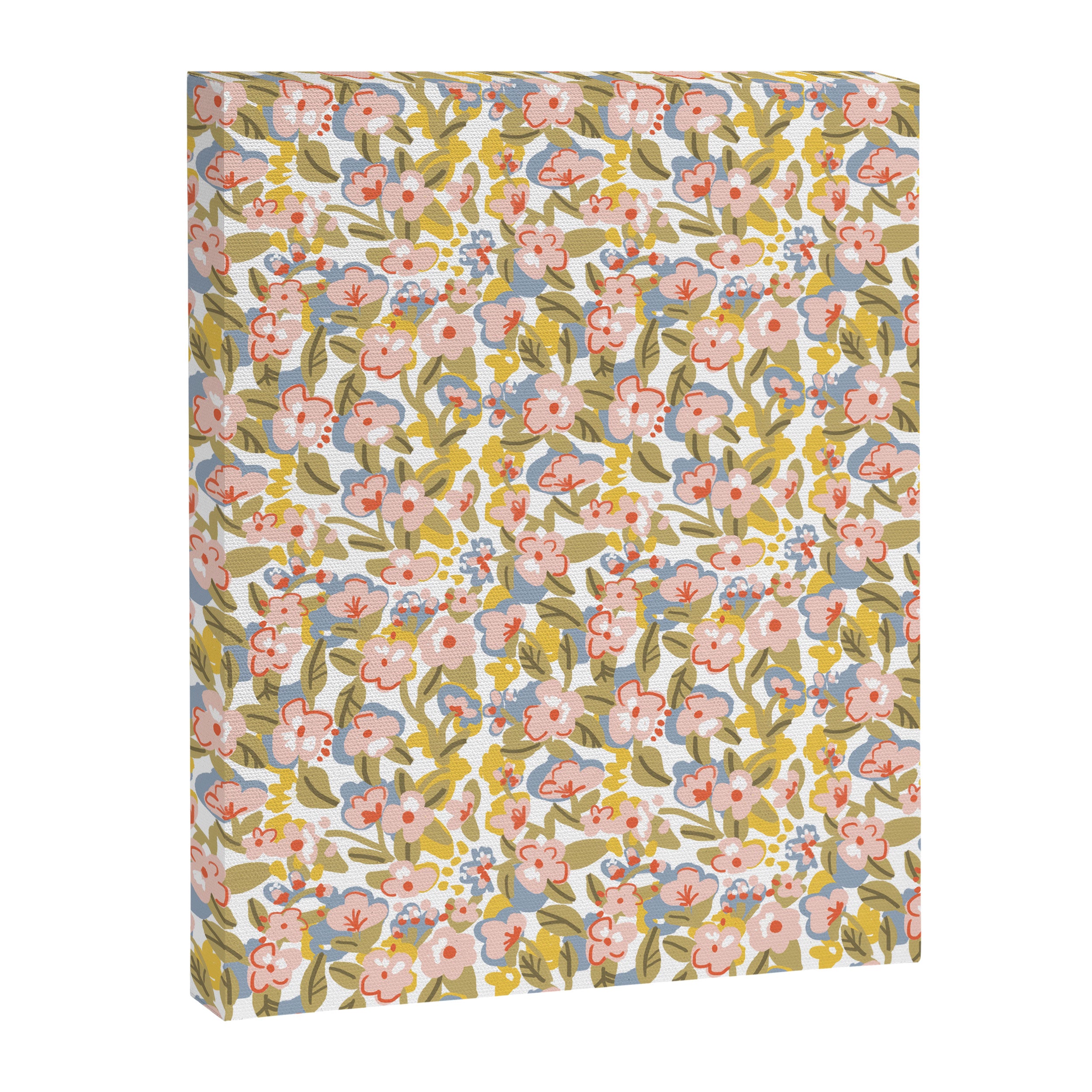 Colorful flower pattern Canvas Print Gallery Image 6