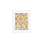 Colorful flower pattern Art Print Gallery Image 1