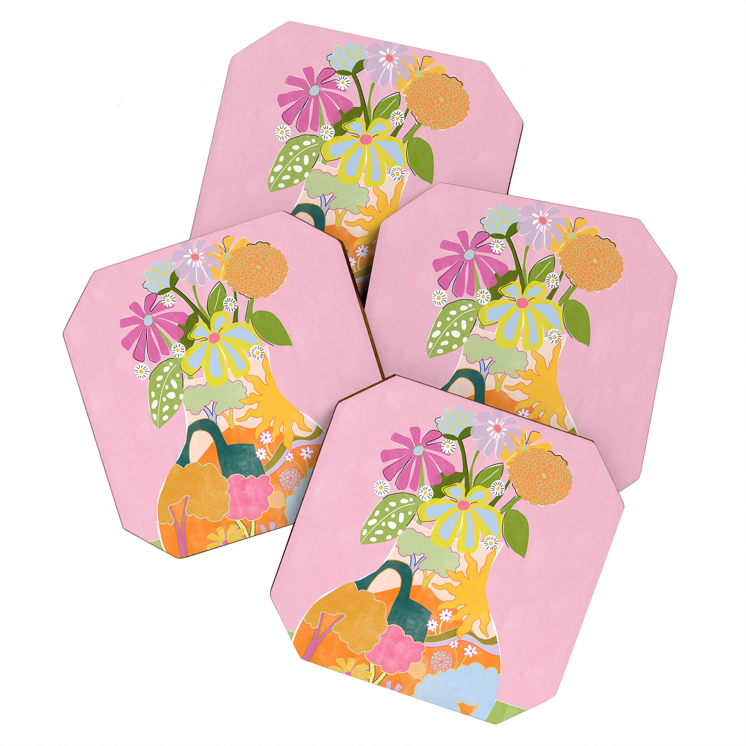 Colourful Garden Coaster Gallery Image 1