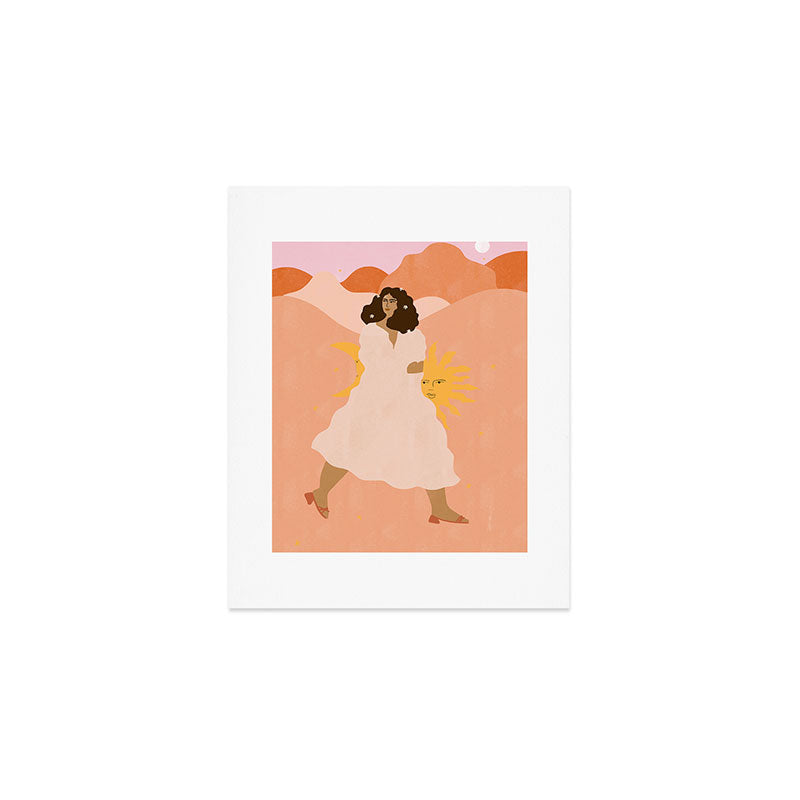 Don't look back in sadness Art Print Gallery Image 1