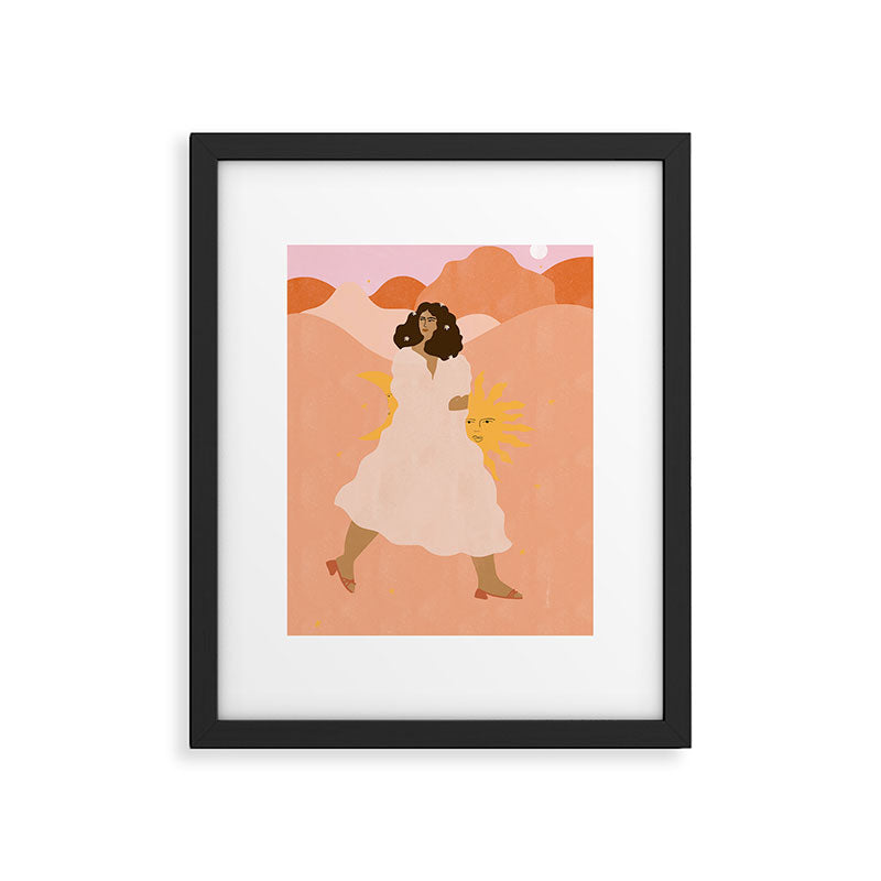Don't look back in sadness Framed Art Print Gallery Image 5