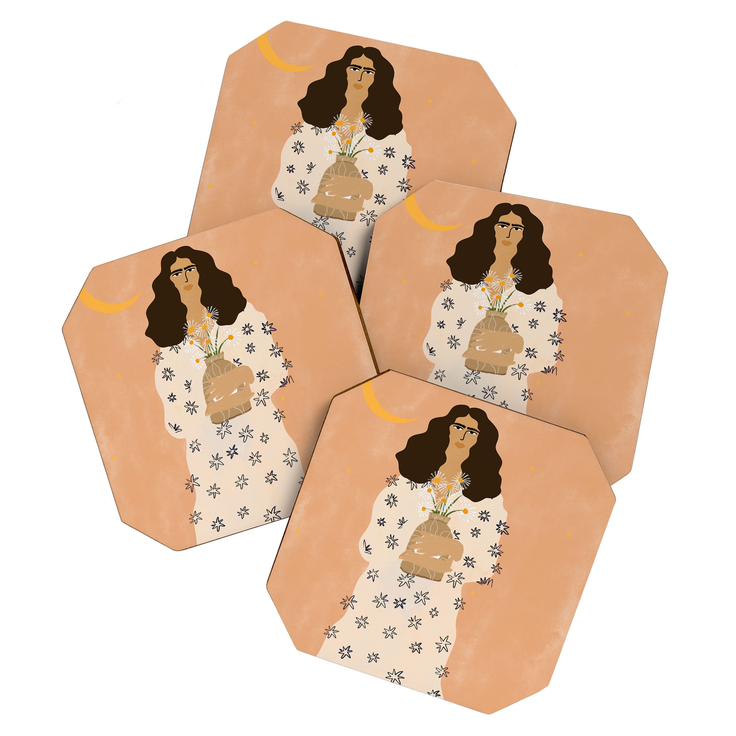 Dreams And Flowers Coaster Gallery Image 1