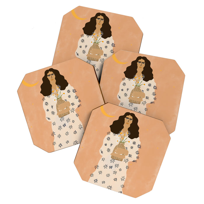 Dreams And Flowers Coaster Gallery Image 1