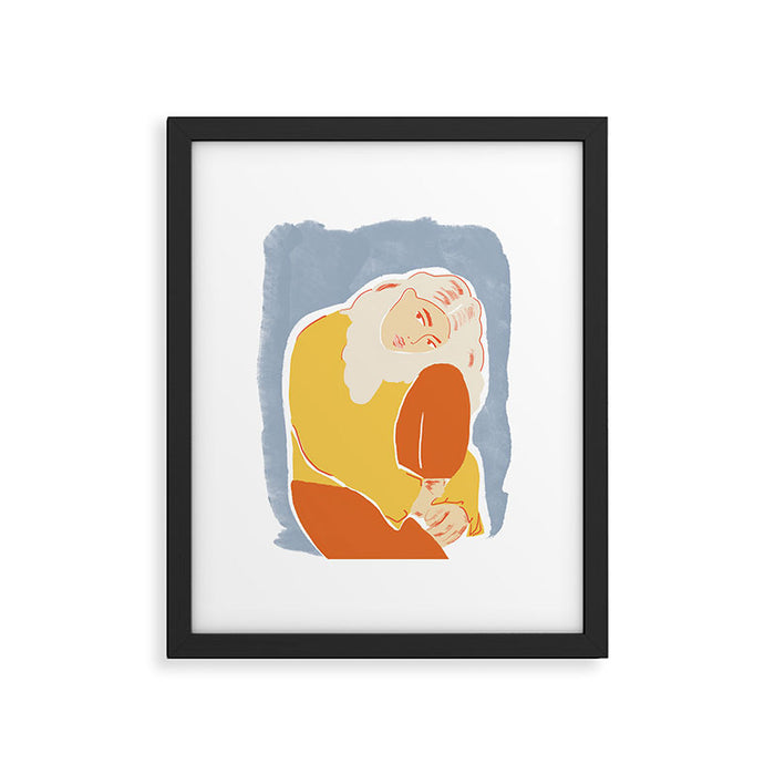 Feeling Blue Framed Art Print Gallery Image 1