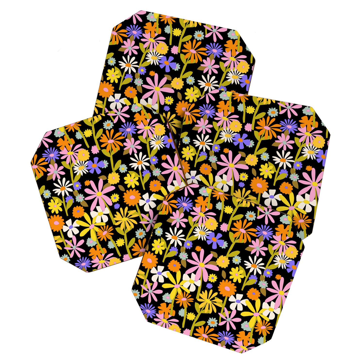 Flower Power Dark Coaster Gallery Image 1