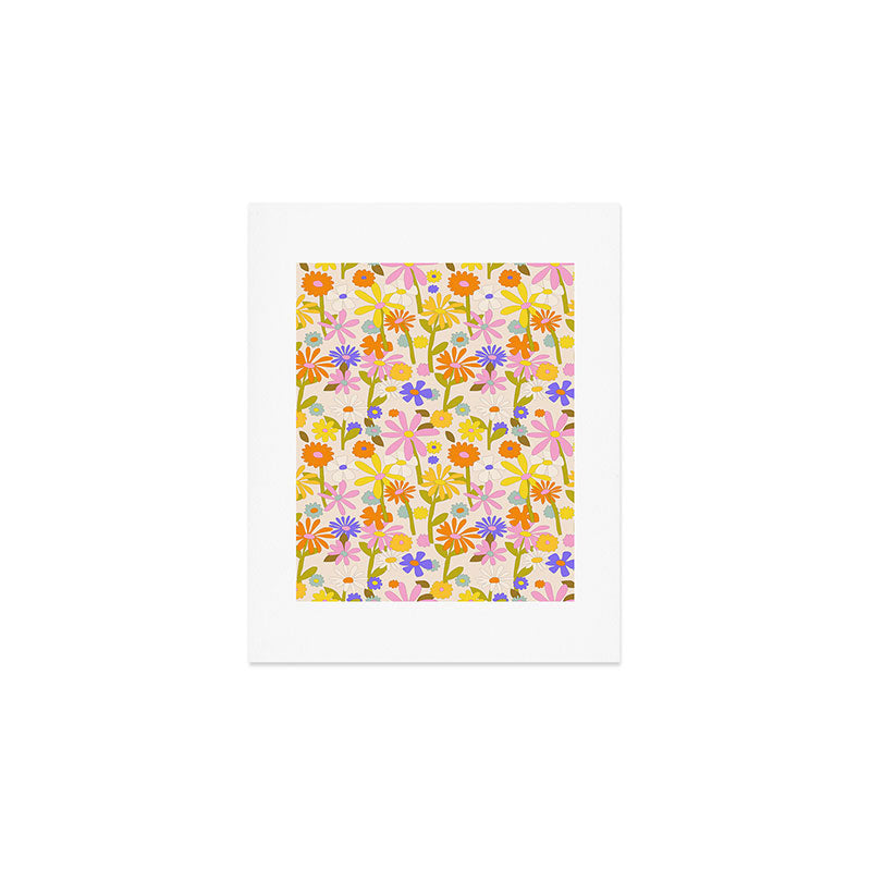 Flower Power Light Art Print Gallery Image 1