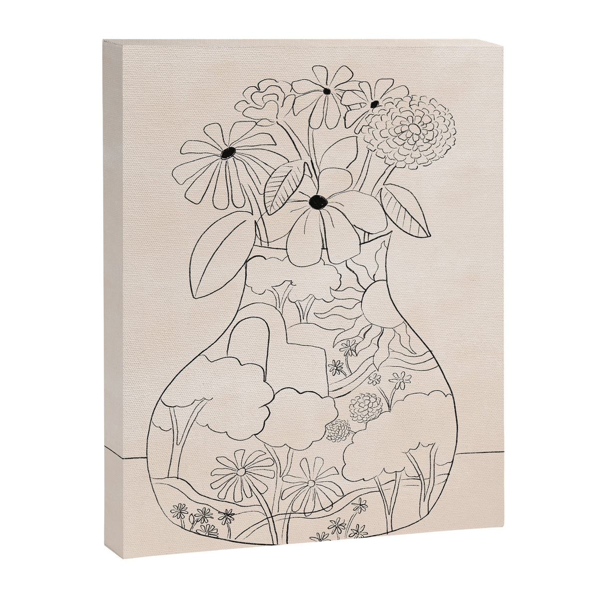 Flower Vase Canvas Print Gallery Image 6