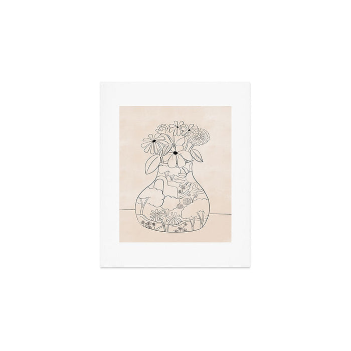 Flower Vase Art Print Gallery Image 1
