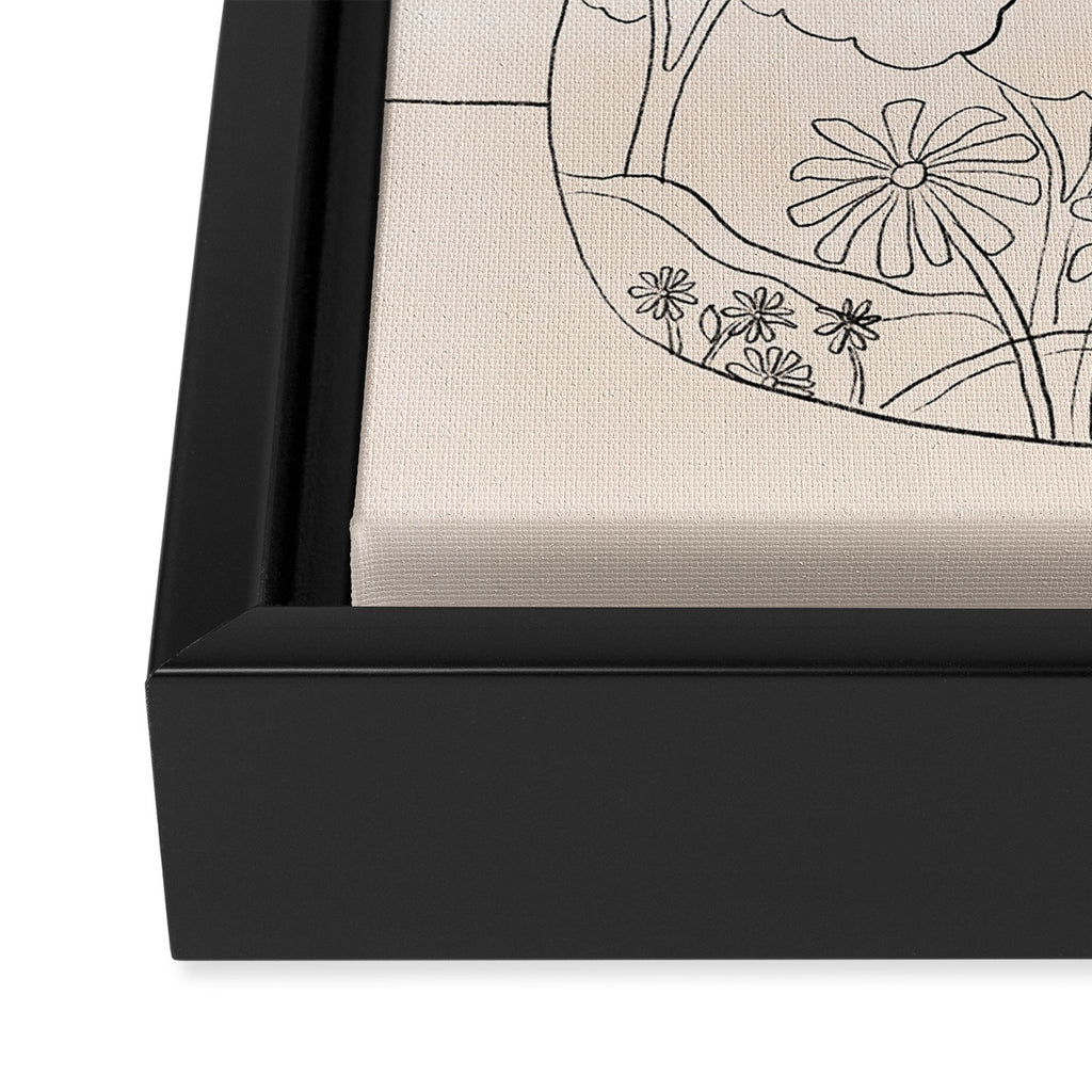 Flower Vase Framed Canvas Print Gallery Image 3