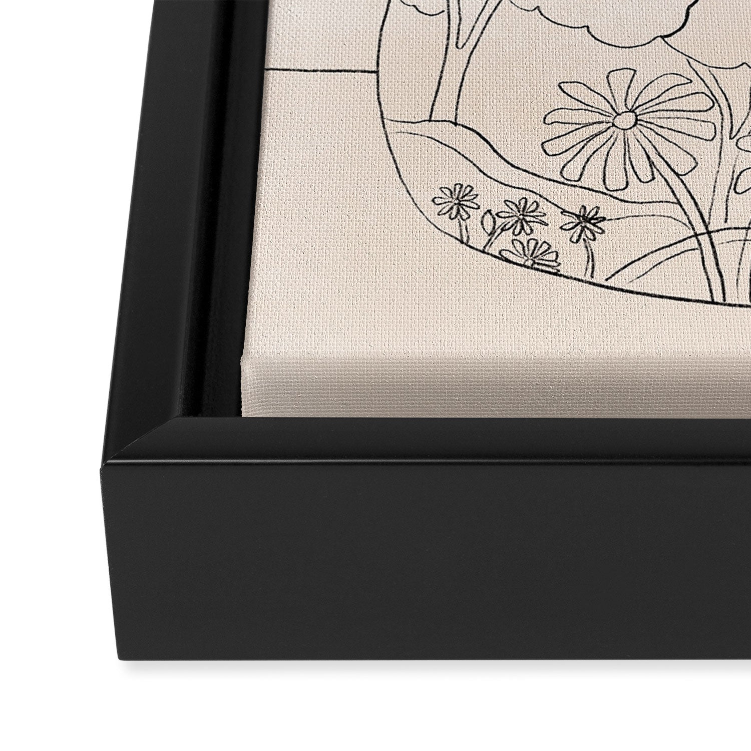 Flower Vase Framed Canvas Print Gallery Image 3