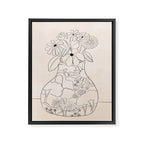 Flower Vase Framed Canvas Print Gallery Image 6