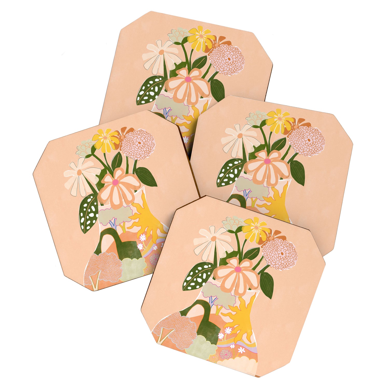 Flower Vase Coaster Gallery Image 1
