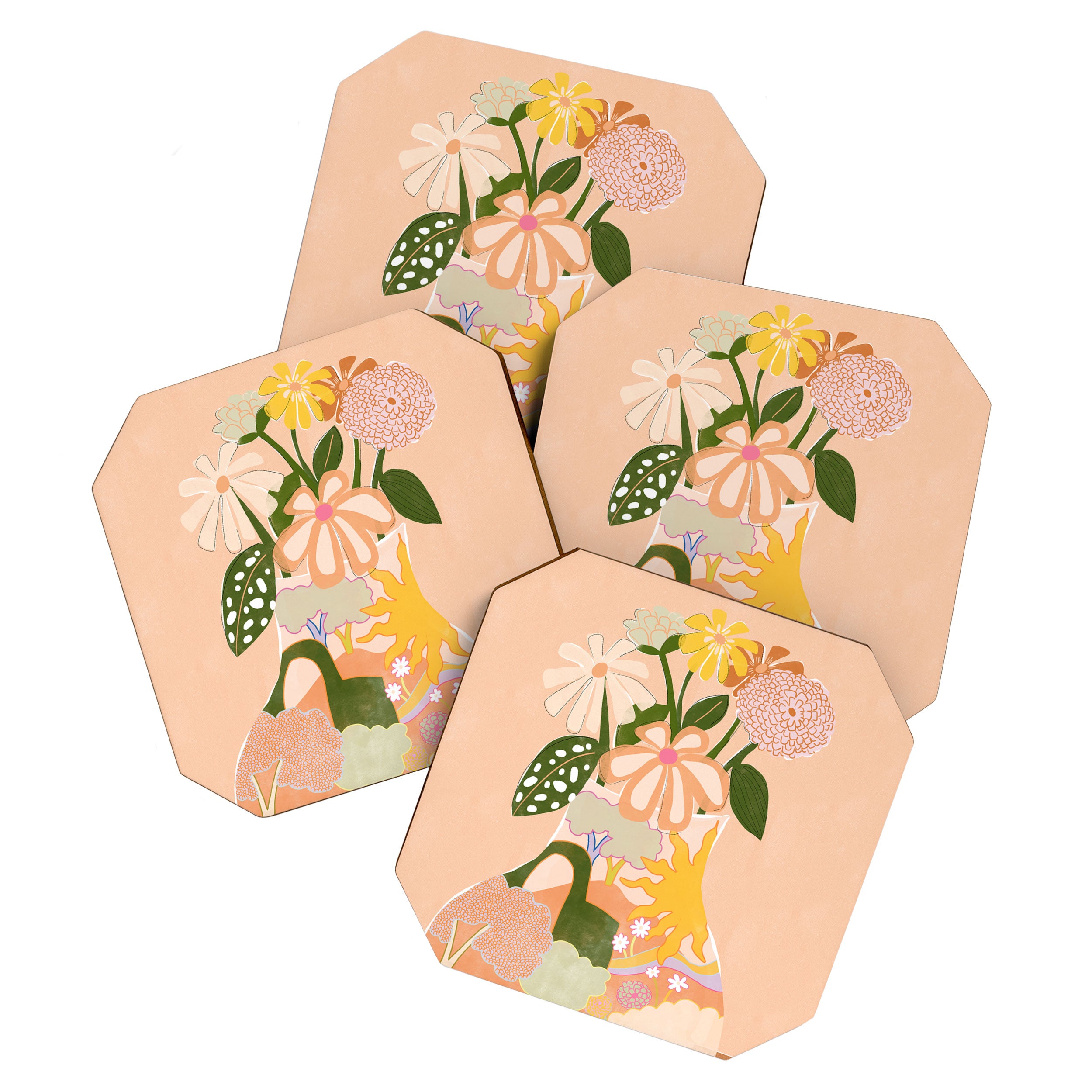 Flower Vase Coaster Gallery Image 1