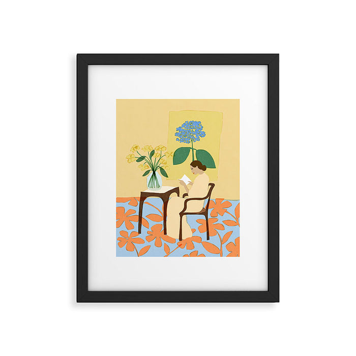 Flowers in our house Framed Art Print Gallery Image 1