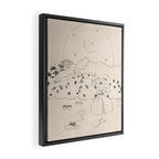 Friday Night Self Care Framed Canvas Print Gallery Image 2