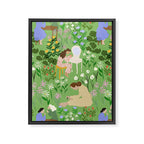 Getting Ready With Girls Framed Canvas Print Gallery Image 6