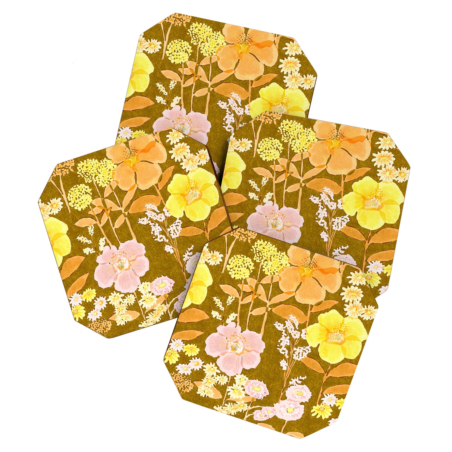 Grandma's Flowers Coaster Gallery Image 1