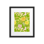 Grandma's Flowers (Green) Framed Art Print Gallery Image 5