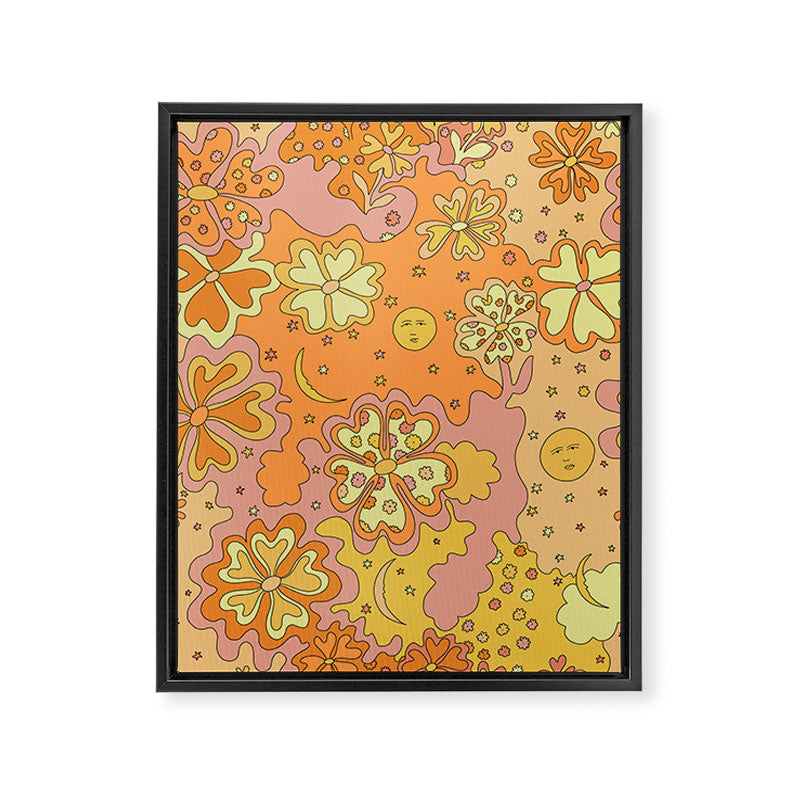 Groovy Universe Framed Canvas Print Gallery Image 6