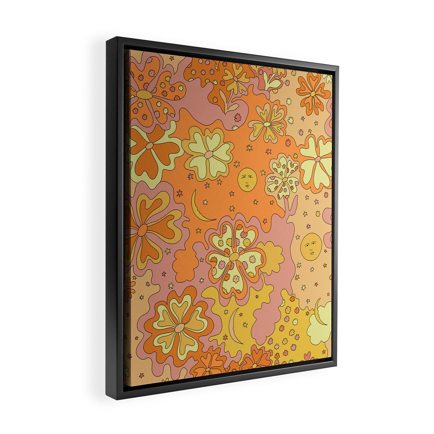 Groovy Universe Framed Canvas Print Gallery Image 2