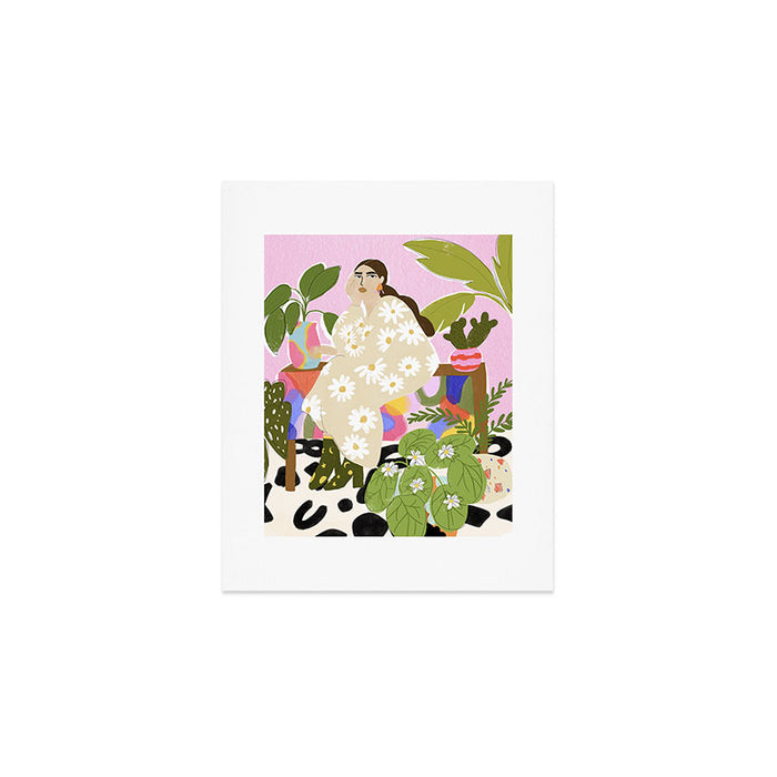 Hanging out with plants Art Print Gallery Image 1