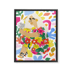 He loves me, he loves me not Framed Canvas Print Gallery Image 6