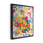 He loves me, he loves me not Framed Canvas Print Gallery Image 2