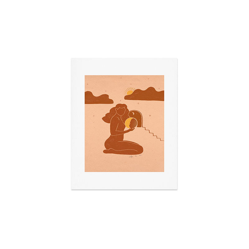 Holding The sun Art Print Gallery Image 1