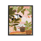 How Many Plants Is Enough Plants? Framed Canvas Print Gallery Image 6