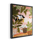 How Many Plants Is Enough Plants? Framed Canvas Print Gallery Image 2