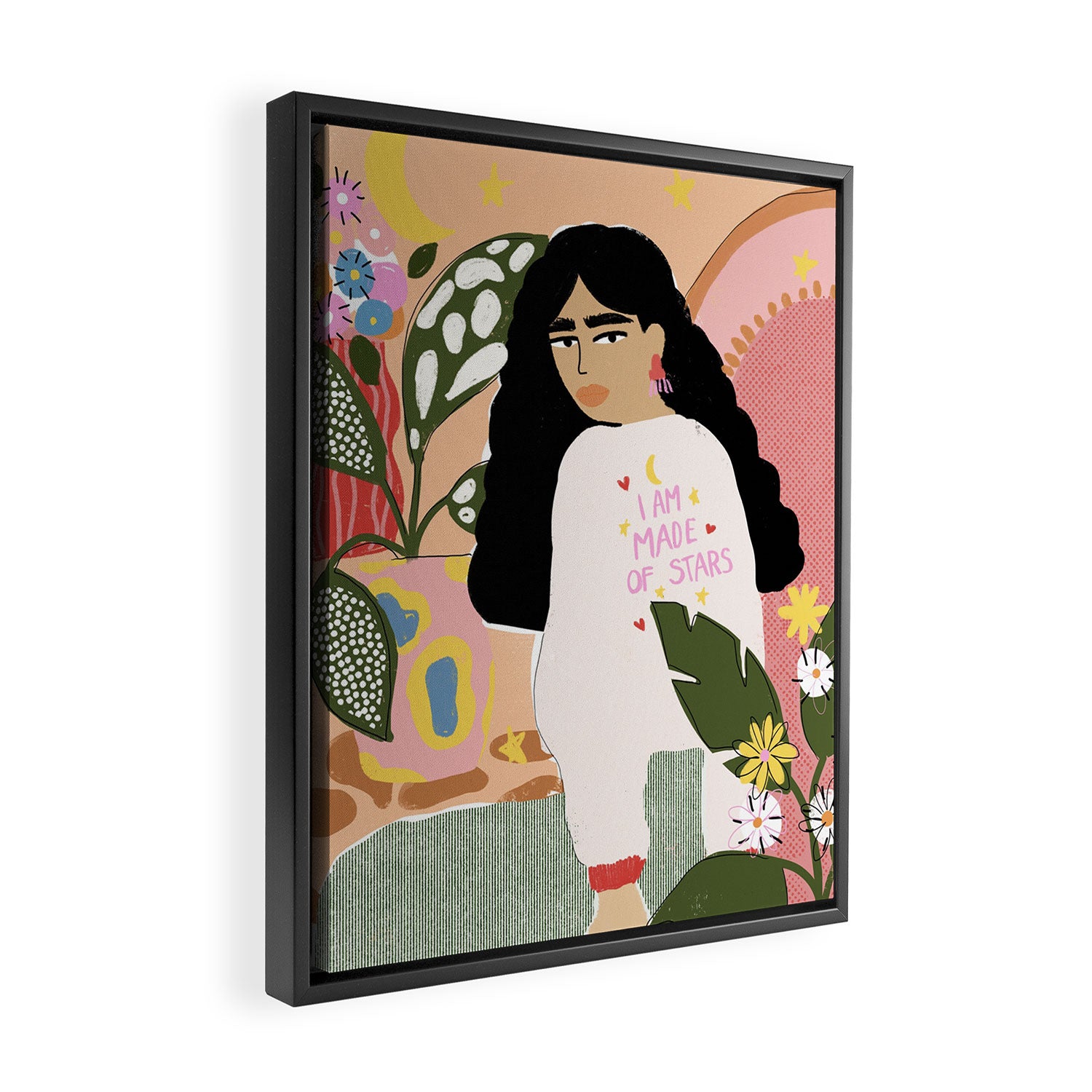 I am Made of Stars Framed Canvas Print Gallery Image 2