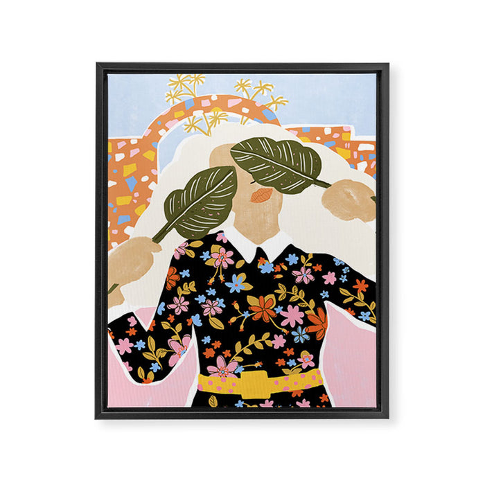 I Can't See You Framed Canvas Print Gallery Image 1