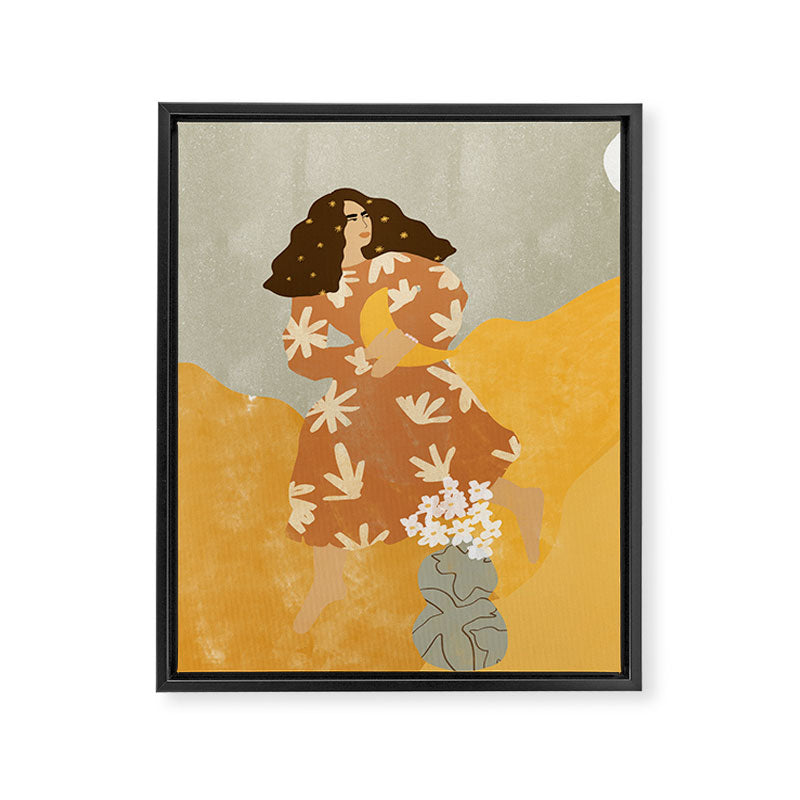 I Stole the Moon Framed Canvas Print Gallery Image 6