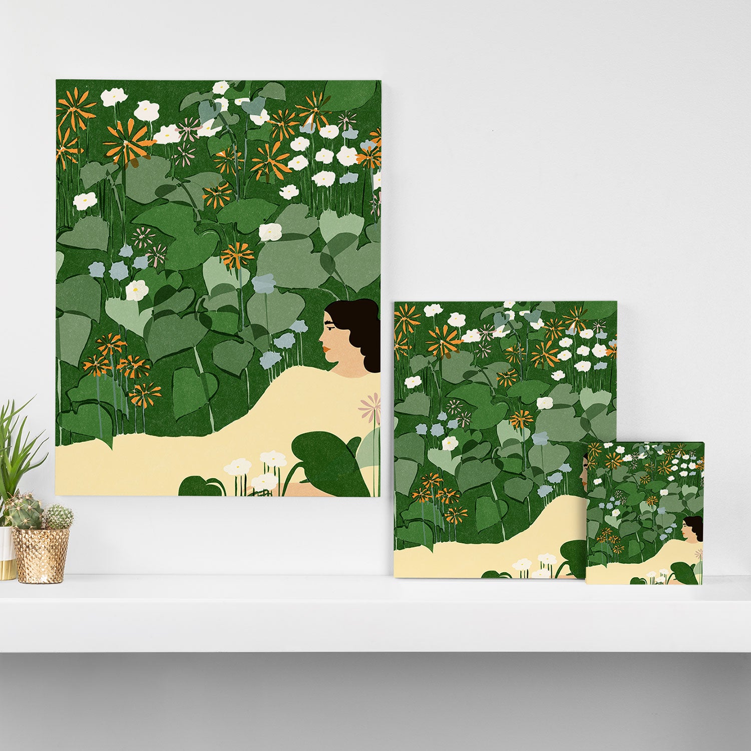 in the garden Canvas Print Gallery Image 3