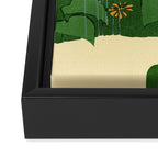 in the garden Framed Canvas Print Gallery Image 3