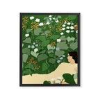 in the garden Framed Canvas Print Gallery Image 3