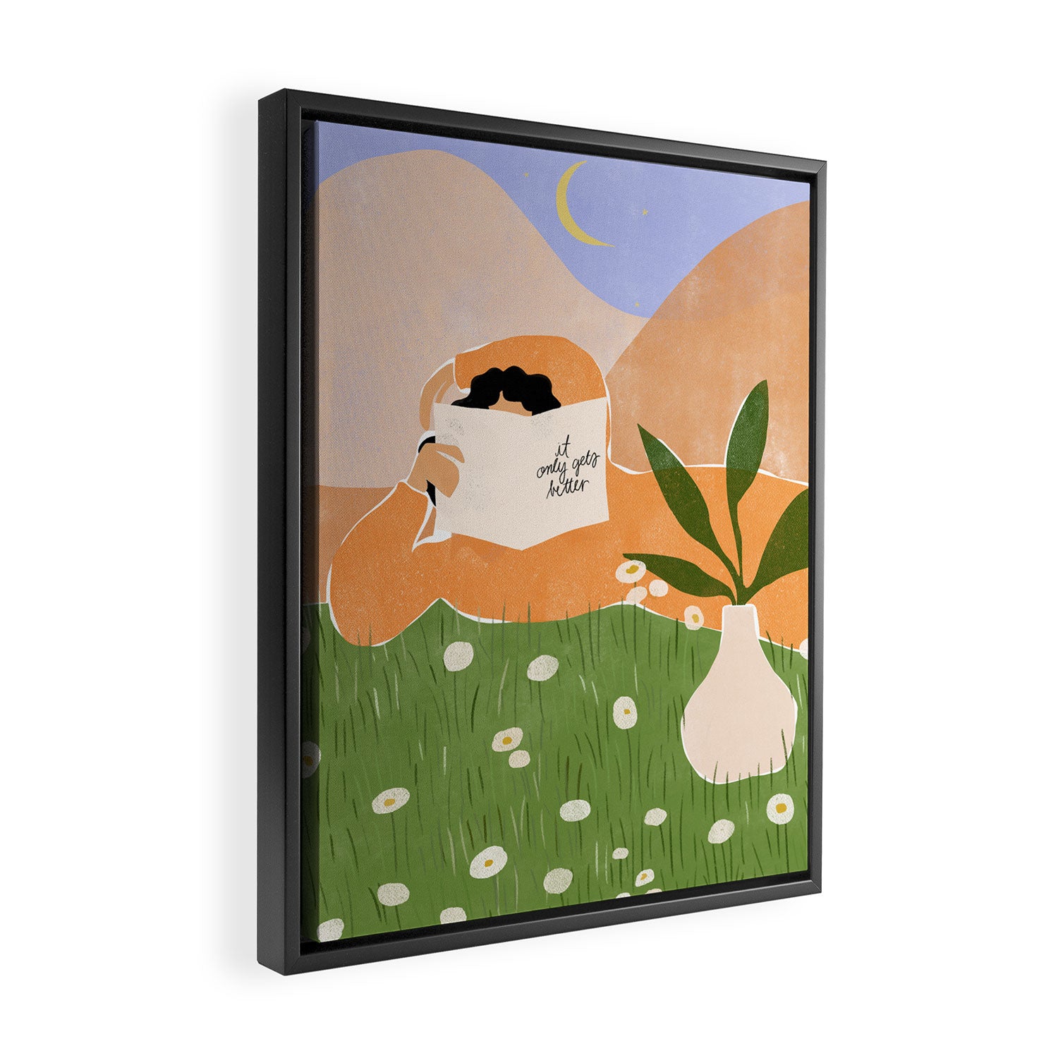 It Only Gets Better Framed Canvas Print Gallery Image 2