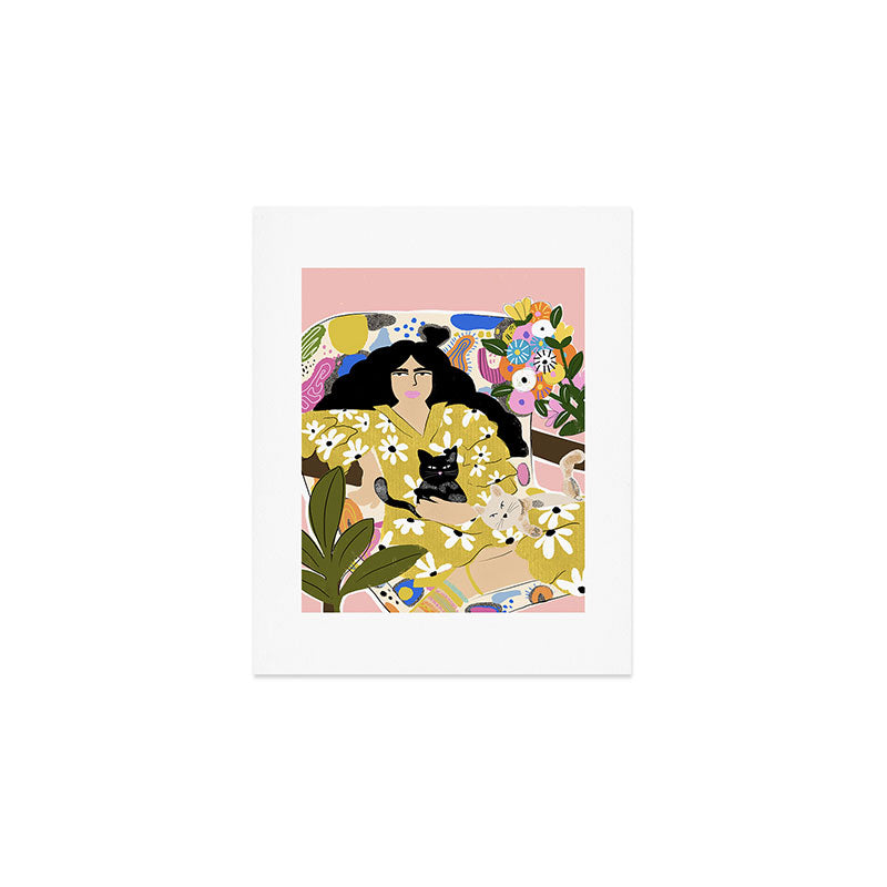 Life with cats Art Print Gallery Image 1