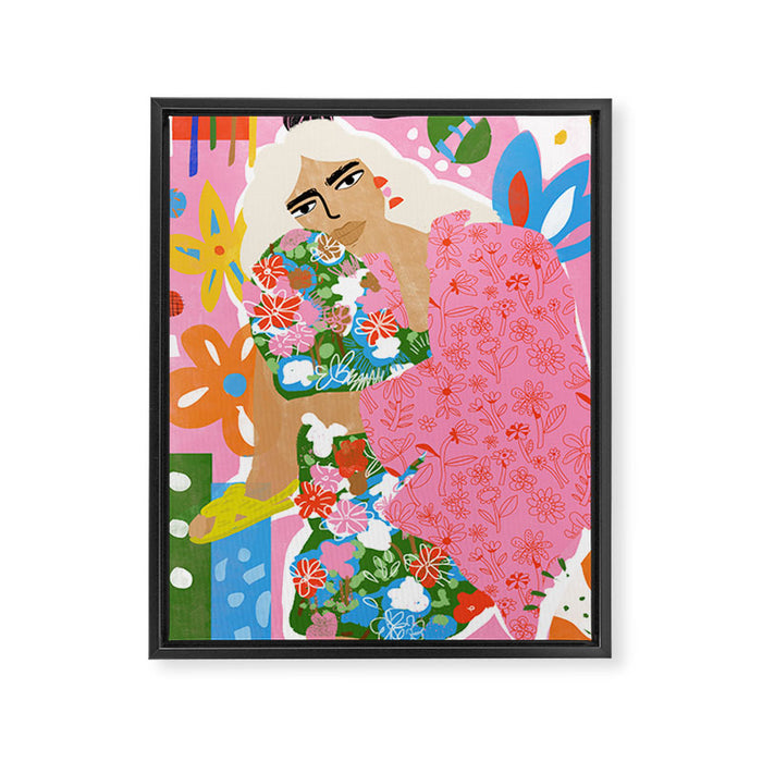 Living in Chaos Framed Canvas Print Gallery Image 1