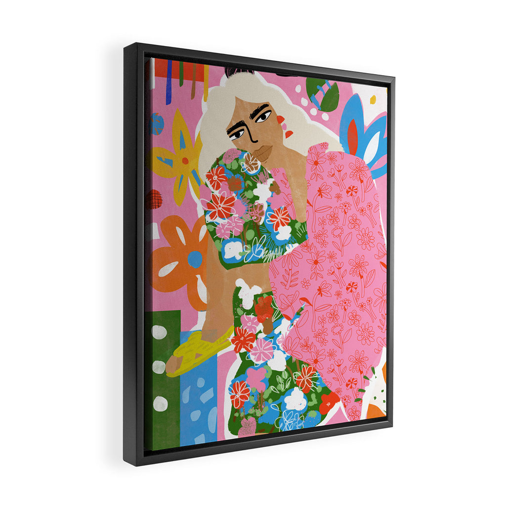 Living in Chaos Framed Canvas Print Gallery Image 2