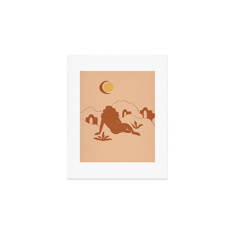 Looking At The Mountains Art Print Gallery Image 1