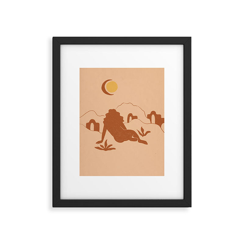 Looking At The Mountains Framed Art Print Gallery Image 5