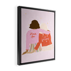 Love Is For Everyone Framed Canvas Print Gallery Image 2