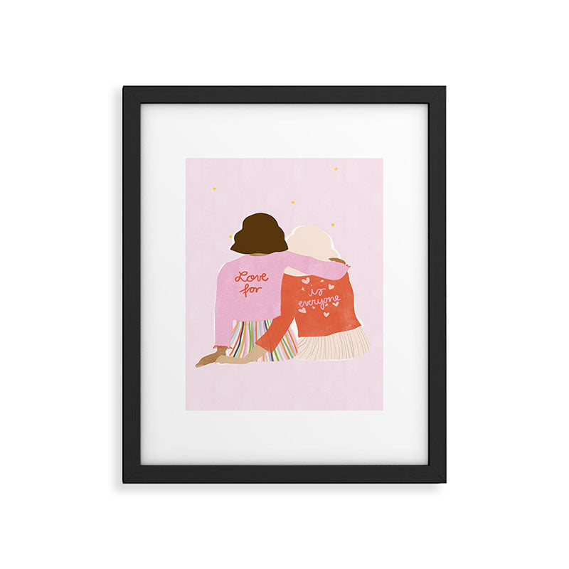 Love Is For Everyone Framed Art Print Gallery Image 5