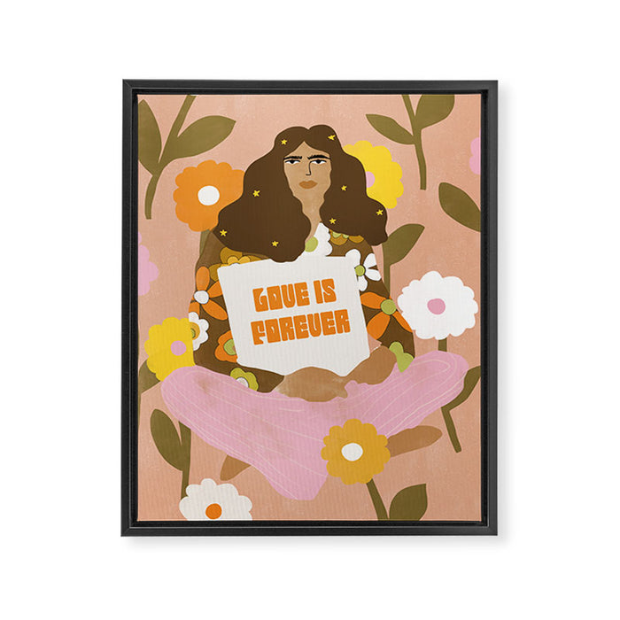 Love Is Forever Framed Canvas Print Gallery Image 1