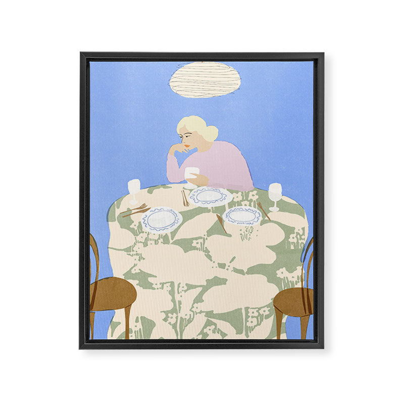 Lunch Framed Canvas Print Gallery Image 6