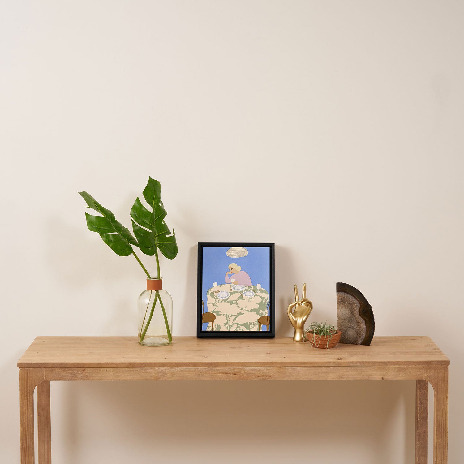 Lunch Framed Canvas Print Gallery Image 4