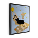 Moon Phases Framed Canvas Print Gallery Image 2